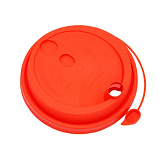 Крышка для горячих напитков 80 мм box4food, красная матовая