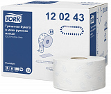 Туалетная бумага в мини-рулонах Tork Premium 120243, Т2, 2-слойная, белая			