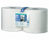 Протирочная бумага в рулоне Tork Advanced 130062, W1/2, 2-слойная, белая					