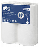 Туалетная бумага в стандартных рулонах Tork Advanced 120158, Т4, 2-слойная, белая						