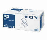 Полотенца бумажные листовые Tork Premium 100278, Н3, 2-слойные			